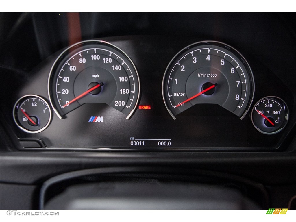 2016 BMW M4 Convertible Gauges Photo #111947382
