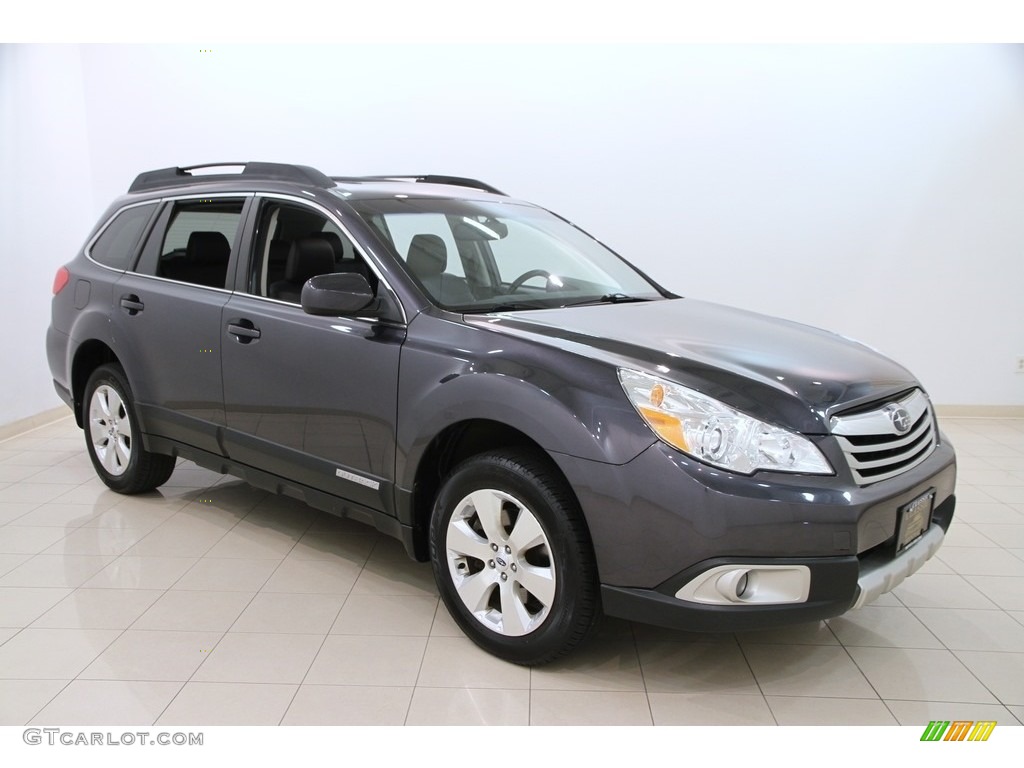 2012 Outback 3.6R Limited - Graphite Gray Metallic / Off Black photo #1