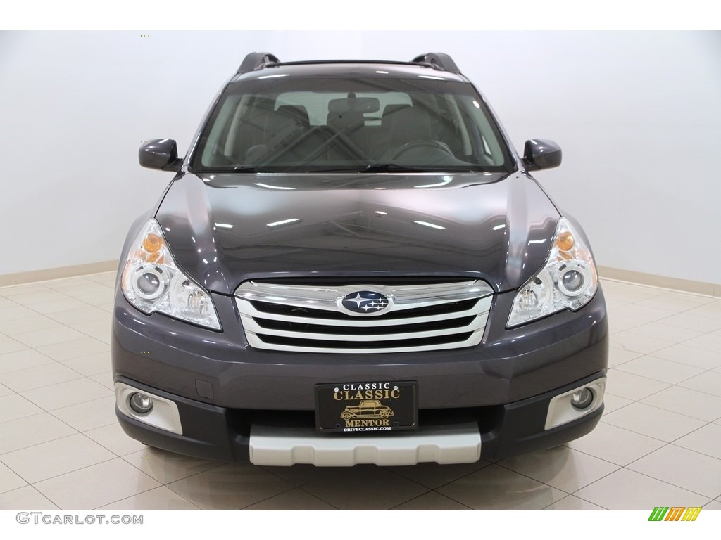 2012 Outback 3.6R Limited - Graphite Gray Metallic / Off Black photo #2