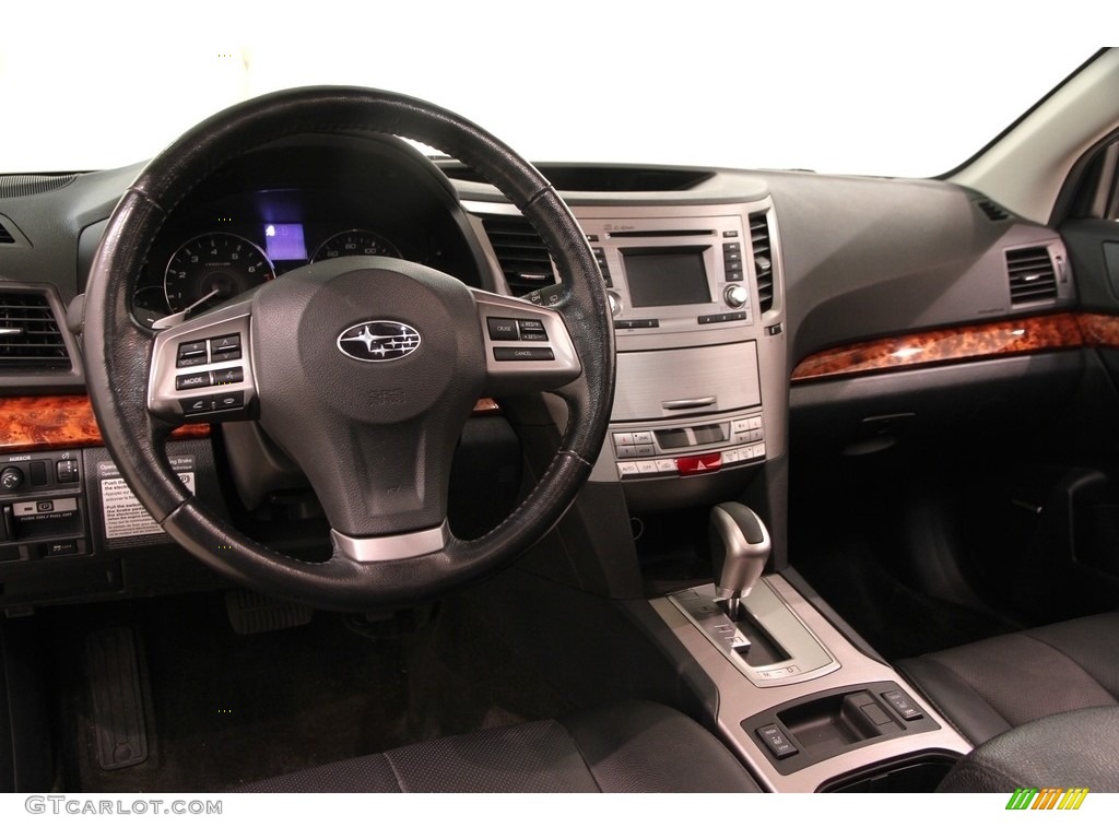 2012 Subaru Outback 3.6R Limited Off Black Dashboard Photo #111947535