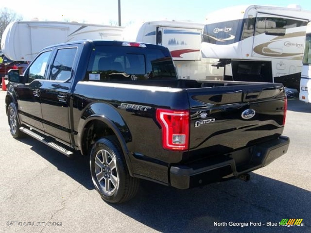 2016 F150 XLT SuperCrew - Shadow Black / Black photo #3