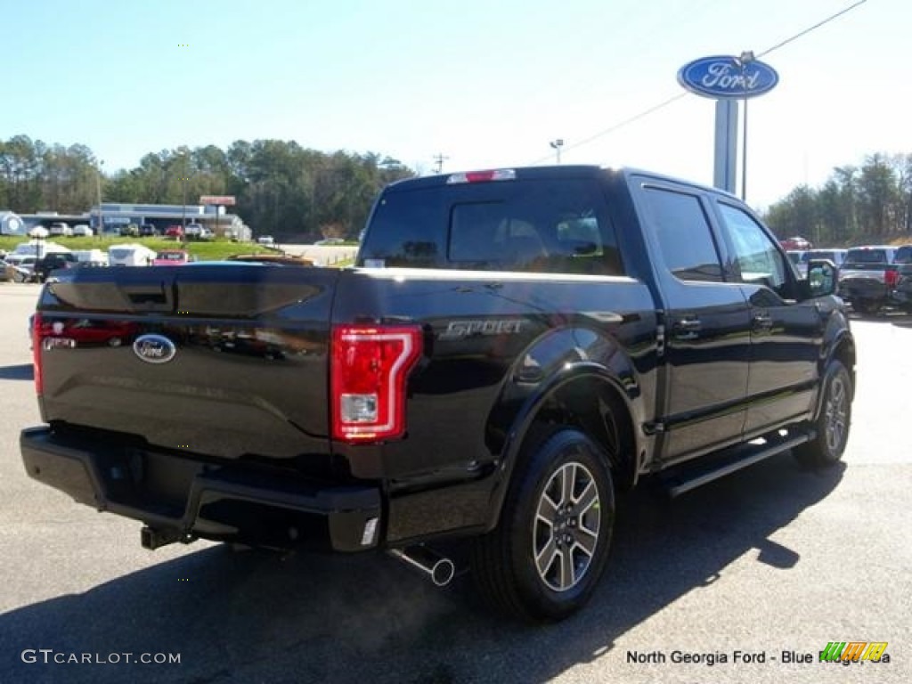 2016 F150 XLT SuperCrew - Shadow Black / Black photo #5