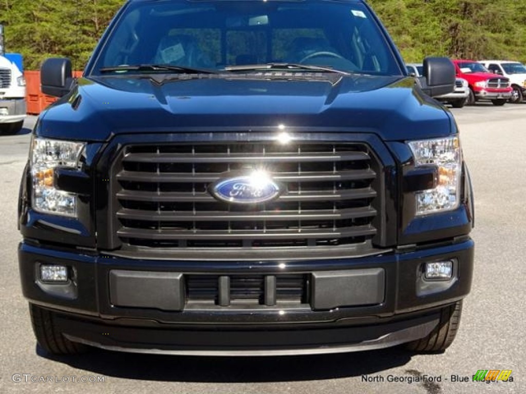 2016 F150 XLT SuperCrew - Shadow Black / Black photo #8