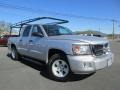 Bright Silver Metallic 2008 Dodge Dakota SLT Crew Cab Exterior