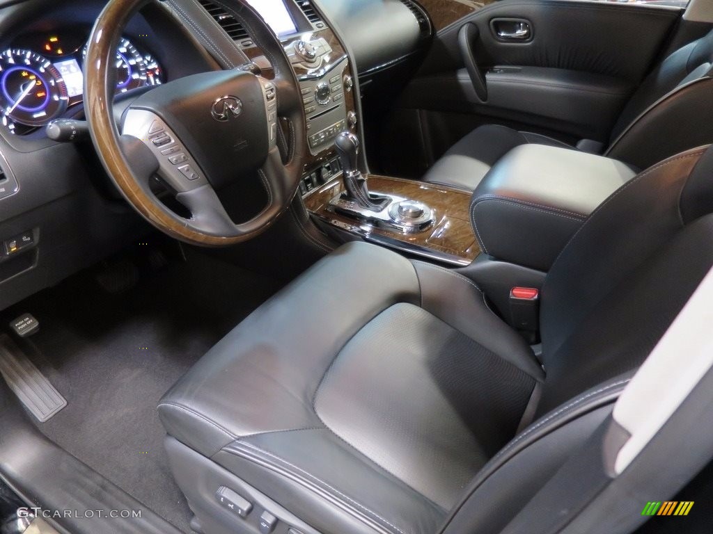 Graphite Interior 2015 Infiniti QX80 AWD Photo #111952732