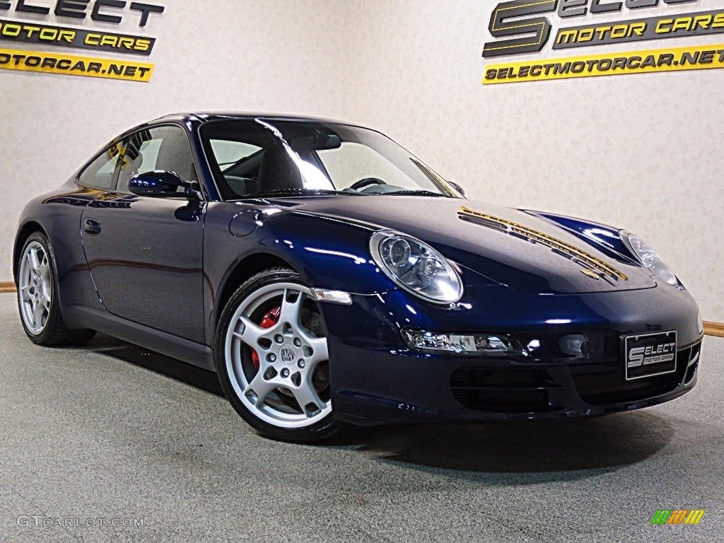 2005 911 Carrera S Coupe - Lapis Blue Metallic / Stone Grey photo #5