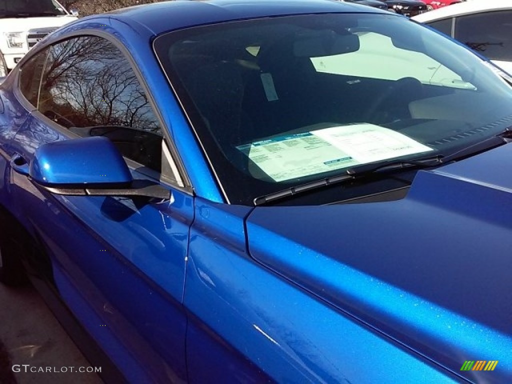 2016 Mustang V6 Coupe - Deep Impact Blue Metallic / Ebony photo #3