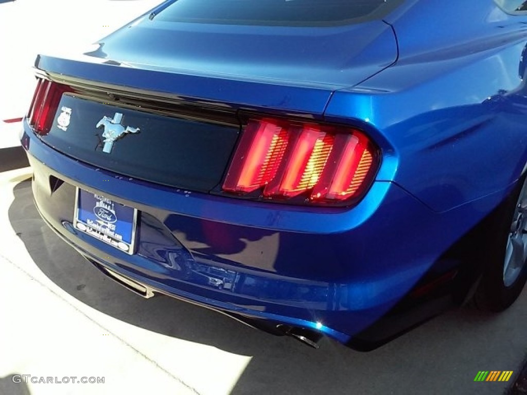 2016 Mustang V6 Coupe - Deep Impact Blue Metallic / Ebony photo #10