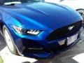 2016 Deep Impact Blue Metallic Ford Mustang V6 Coupe  photo #11