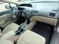 2013 Urban Titanium Metallic Honda Civic EX Sedan  photo #11