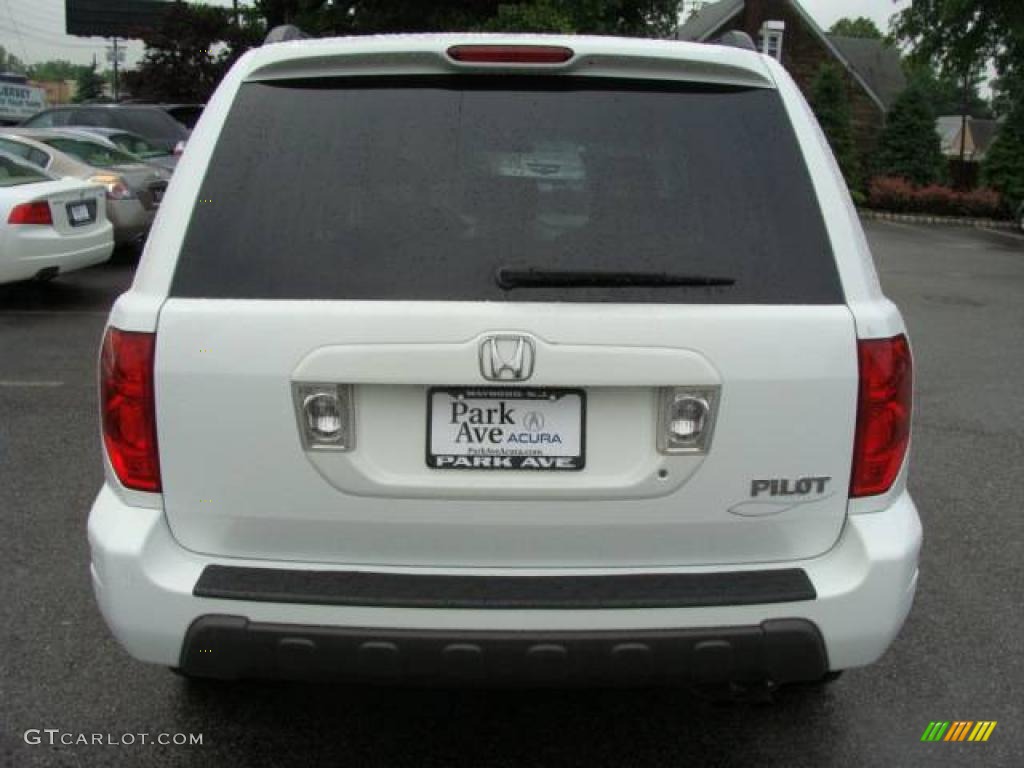 2004 Pilot EX-L 4WD - Taffeta White / Gray photo #5