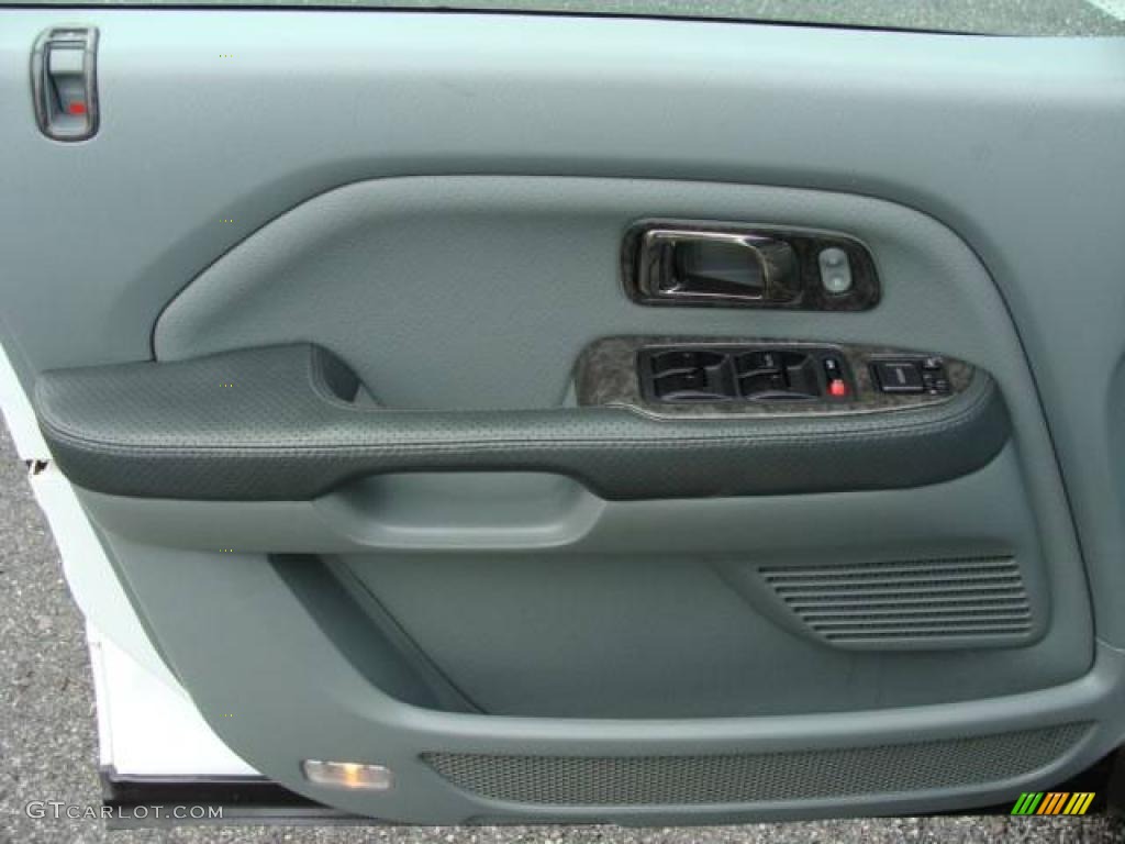 2004 Pilot EX-L 4WD - Taffeta White / Gray photo #7