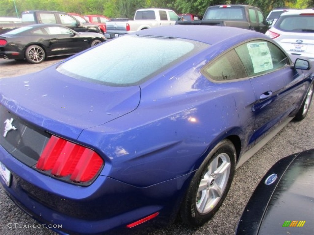 2016 Mustang V6 Coupe - Deep Impact Blue Metallic / Ebony photo #6