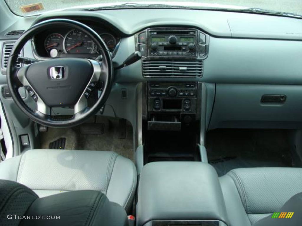 2004 Pilot EX-L 4WD - Taffeta White / Gray photo #9