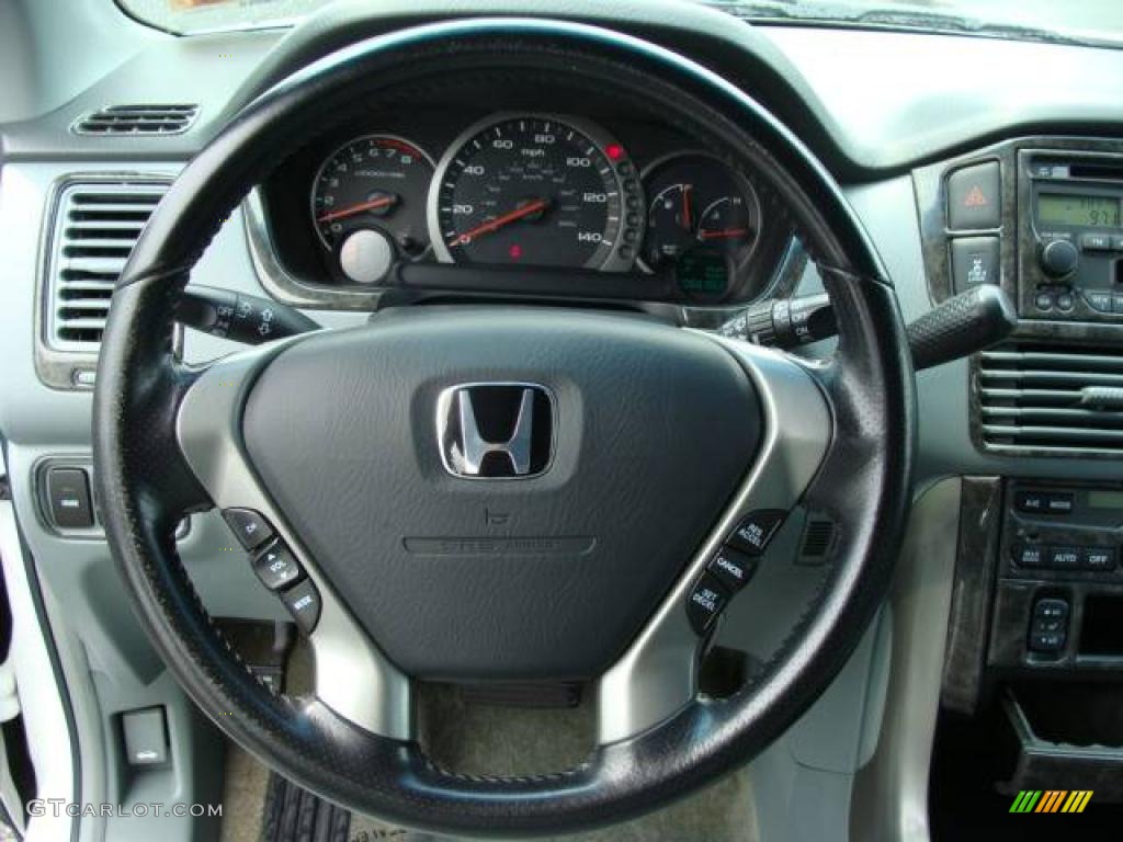 2004 Pilot EX-L 4WD - Taffeta White / Gray photo #10