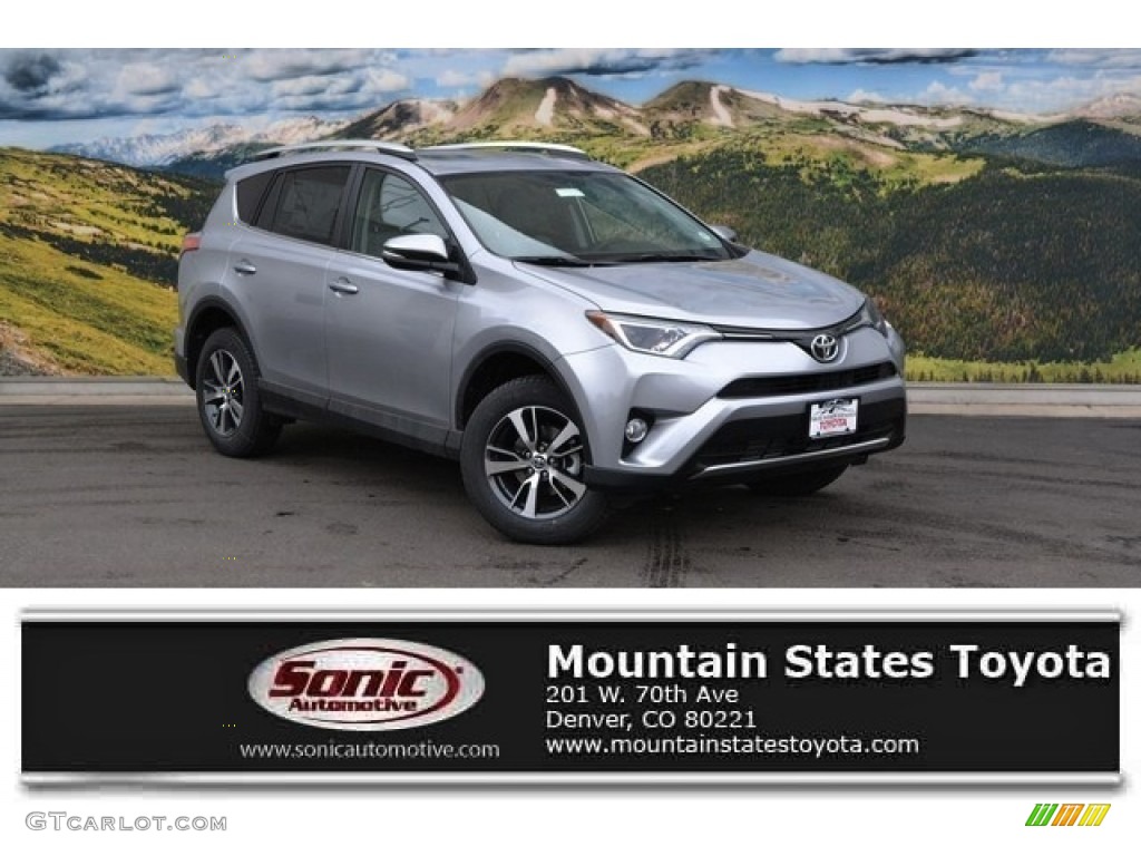 2016 RAV4 XLE AWD - Silver Sky Metallic / Black photo #1