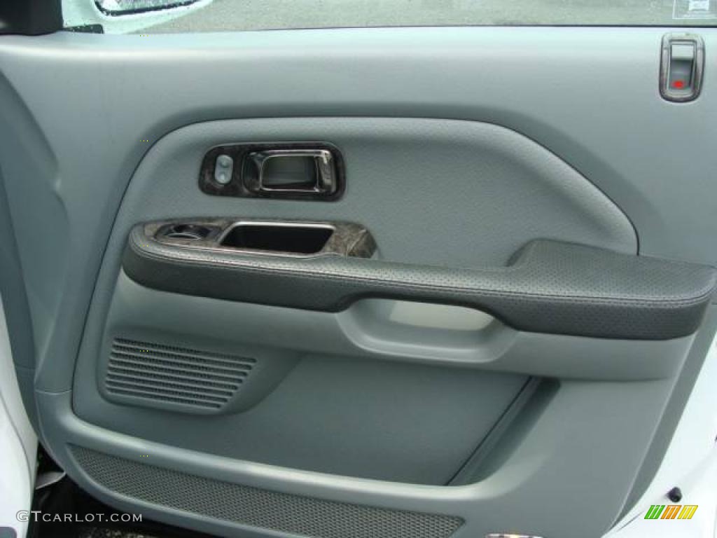 2004 Pilot EX-L 4WD - Taffeta White / Gray photo #18