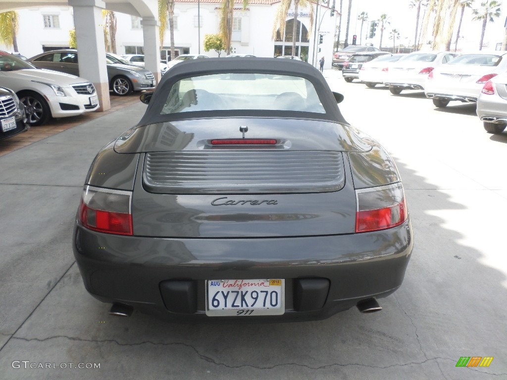 1999 911 Carrera Cabriolet - Slate Grey Metallic / Graphite Grey photo #3