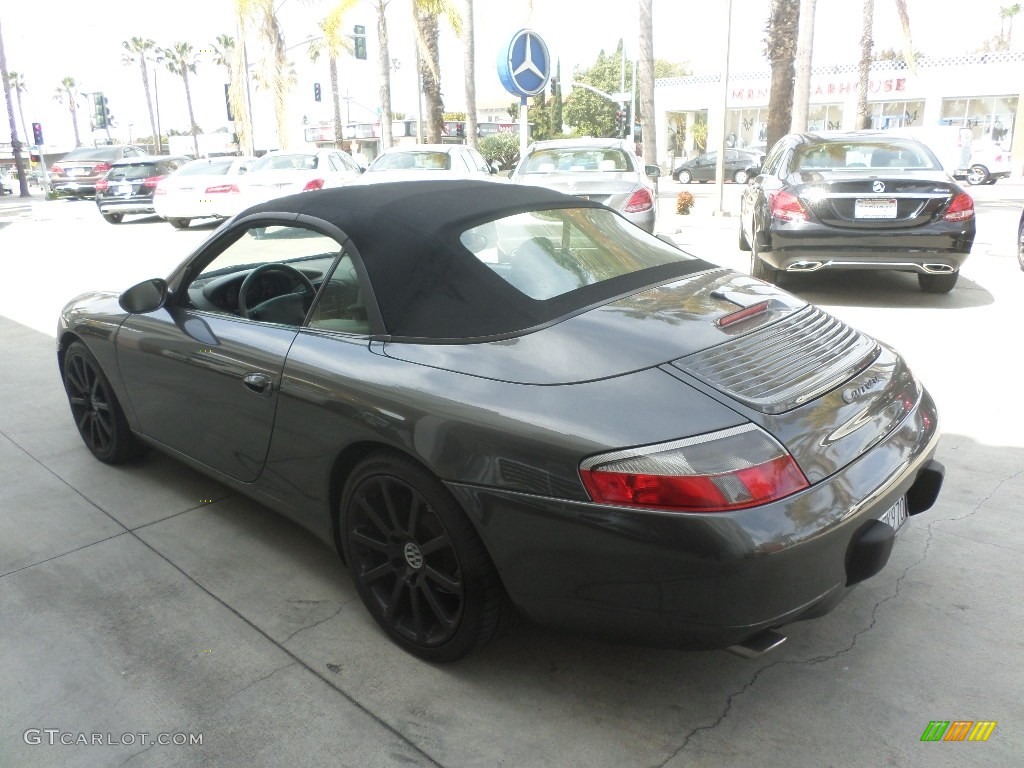 1999 911 Carrera Cabriolet - Slate Grey Metallic / Graphite Grey photo #4