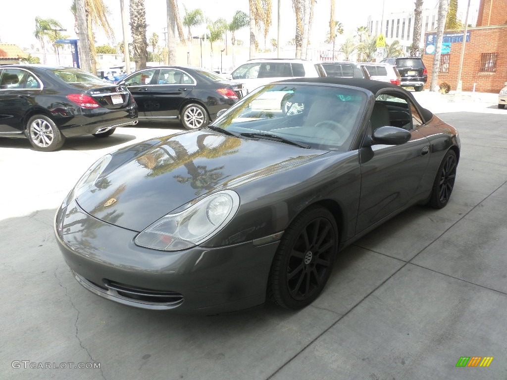 1999 911 Carrera Cabriolet - Slate Grey Metallic / Graphite Grey photo #5