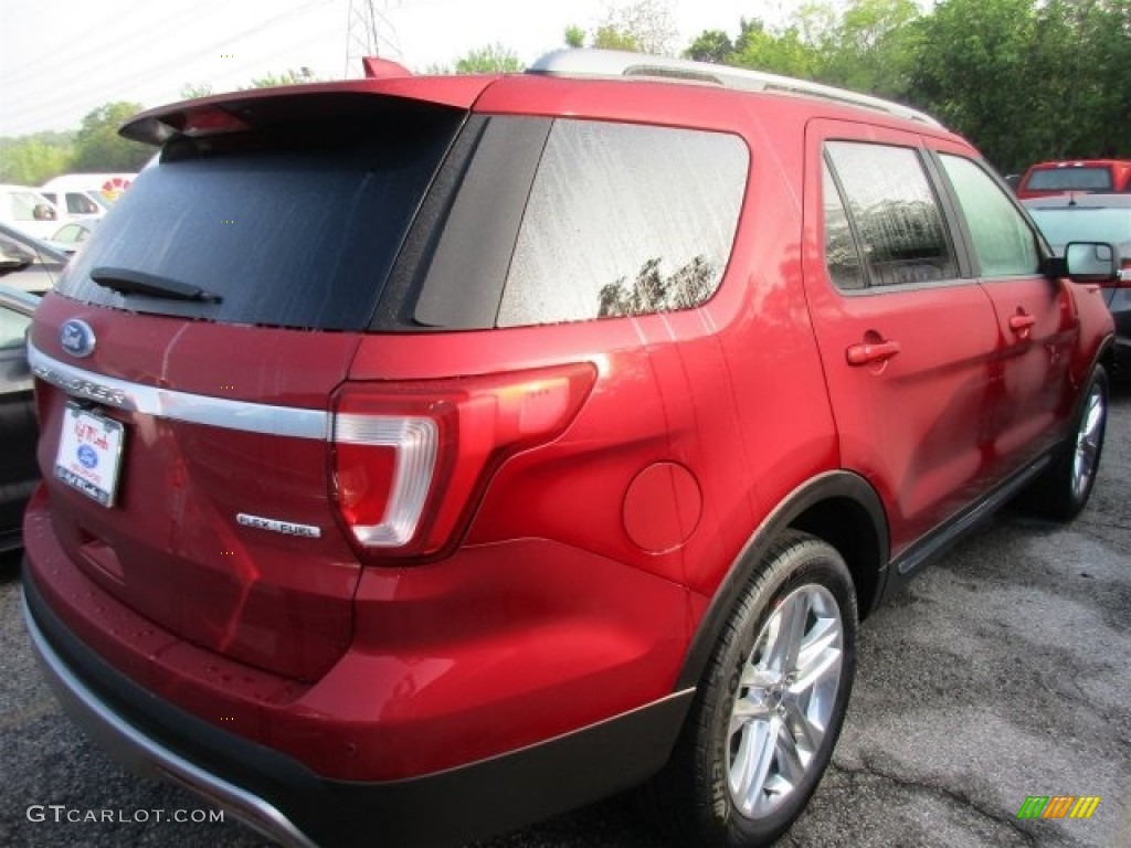 2016 Explorer XLT - Ruby Red Metallic Tri-Coat / Medium Light Camel photo #7