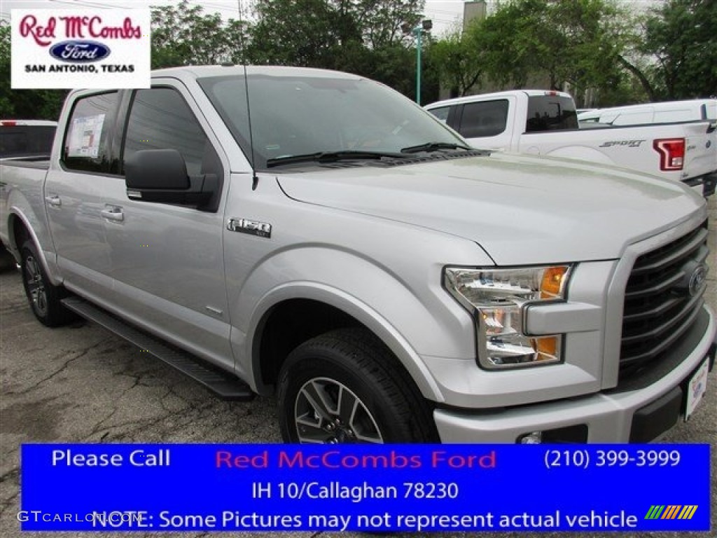 2016 F150 XLT SuperCrew 4x4 - Ingot Silver / Black photo #1