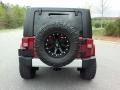 2008 Red Rock Crystal Pearl Jeep Wrangler Unlimited Sahara 4x4  photo #6