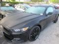 2016 Shadow Black Ford Mustang EcoBoost Coupe  photo #2
