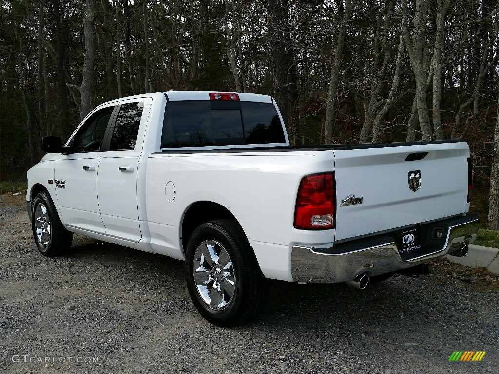 2014 1500 SLT Quad Cab - Bright White / Black/Diesel Gray photo #6