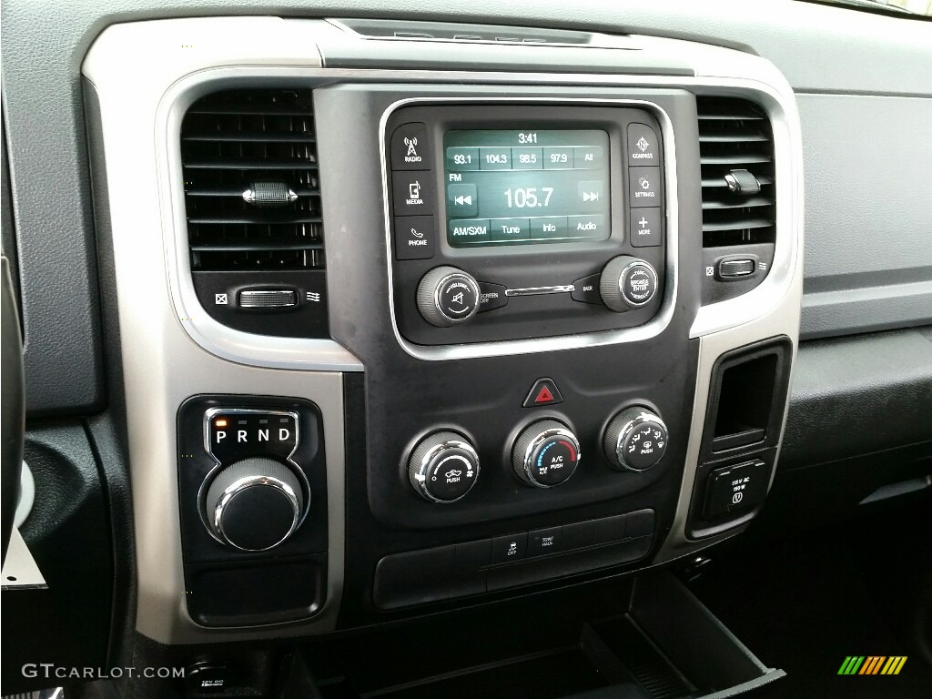 2014 1500 SLT Quad Cab - Bright White / Black/Diesel Gray photo #14