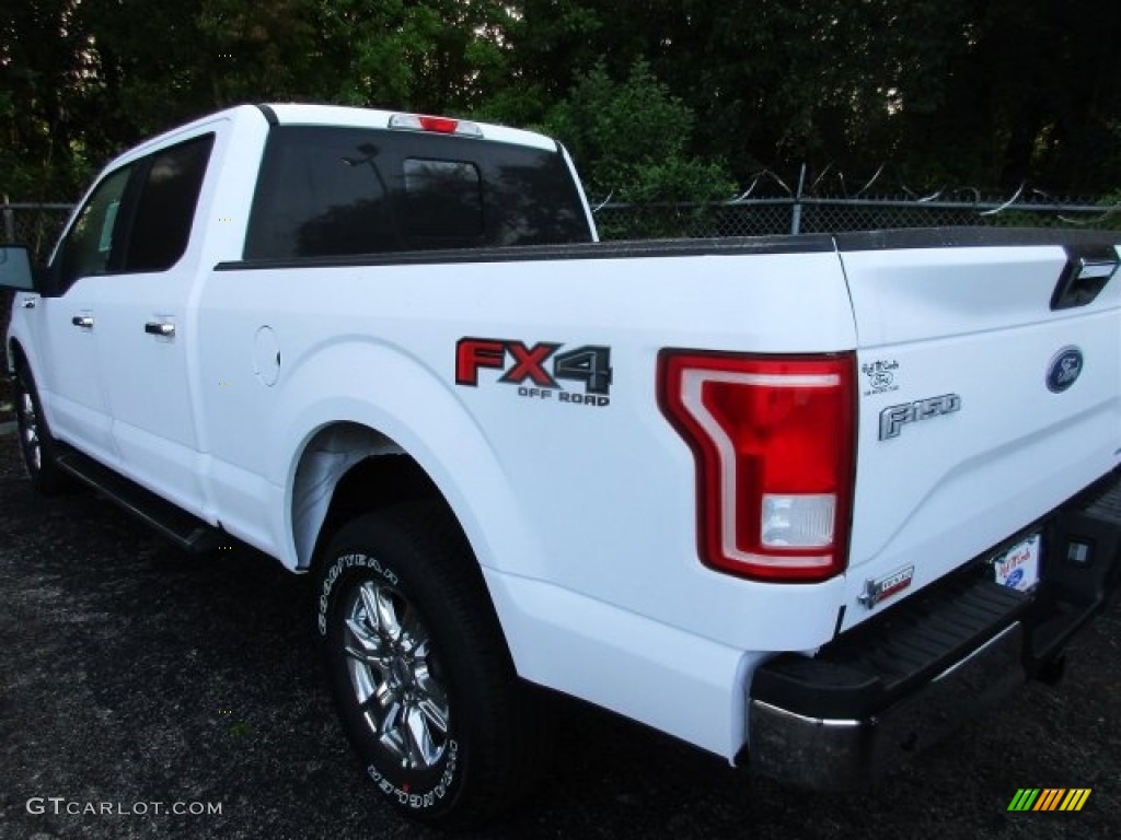 2016 F150 XLT SuperCrew 4x4 - Oxford White / Medium Earth Gray photo #6