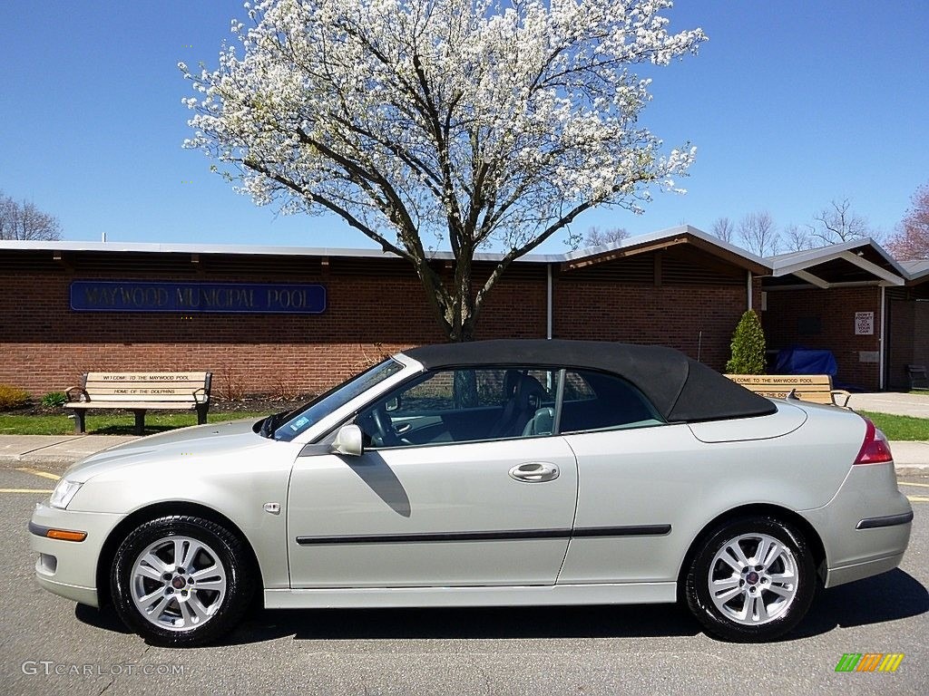 2006 9-3 2.0T Convertible - Parchment Silver Metallic / Slate Gray photo #2