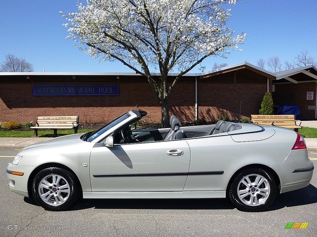 2006 9-3 2.0T Convertible - Parchment Silver Metallic / Slate Gray photo #10