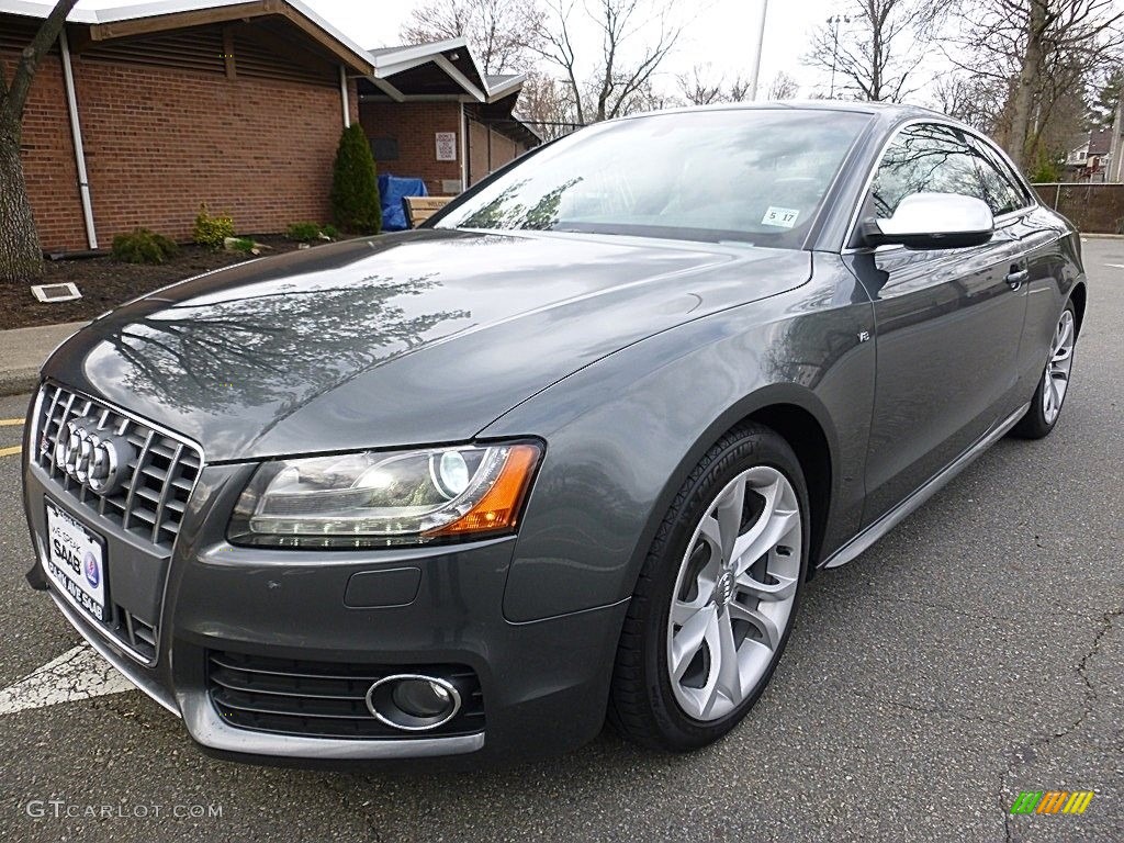2012 S5 4.2 FSI quattro Coupe - Monsoon Grey Metallic / Black photo #1
