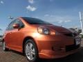 2008 Blaze Orange Metallic Honda Fit Sport  photo #7