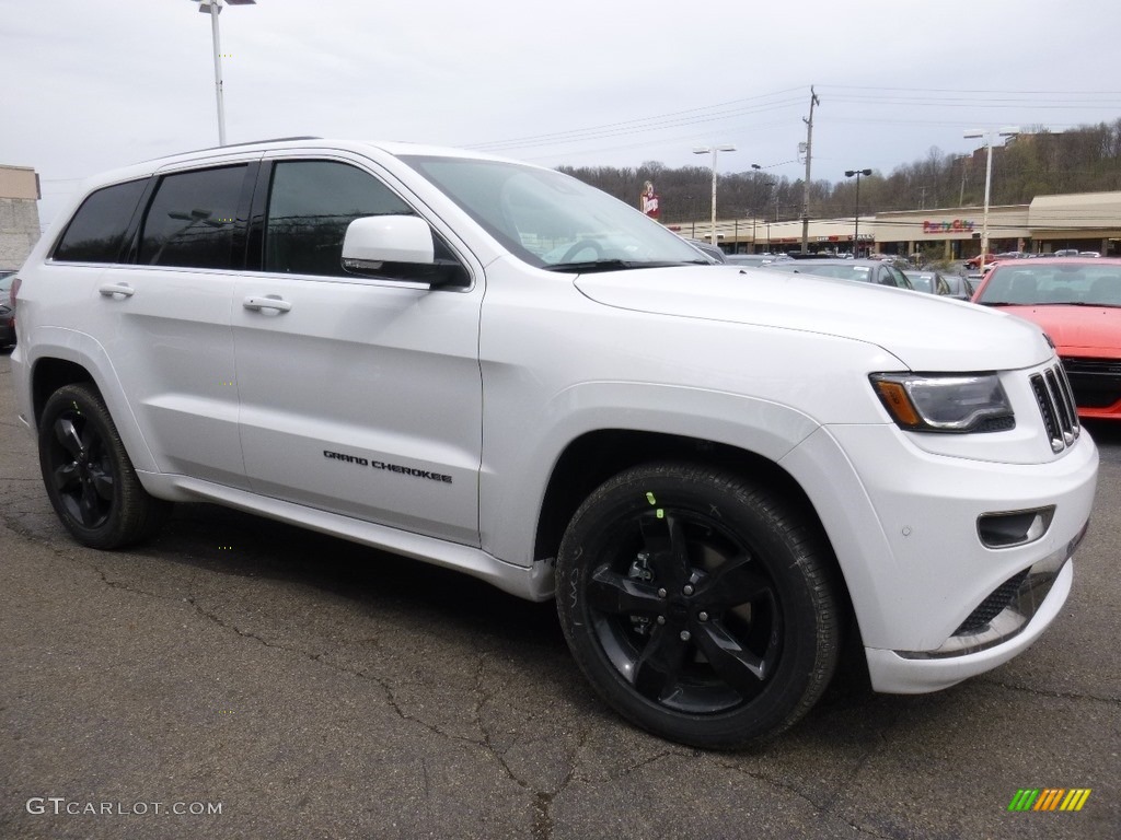 Bright White 2016 Jeep Grand Cherokee Overland 4x4 Exterior Photo #111962821