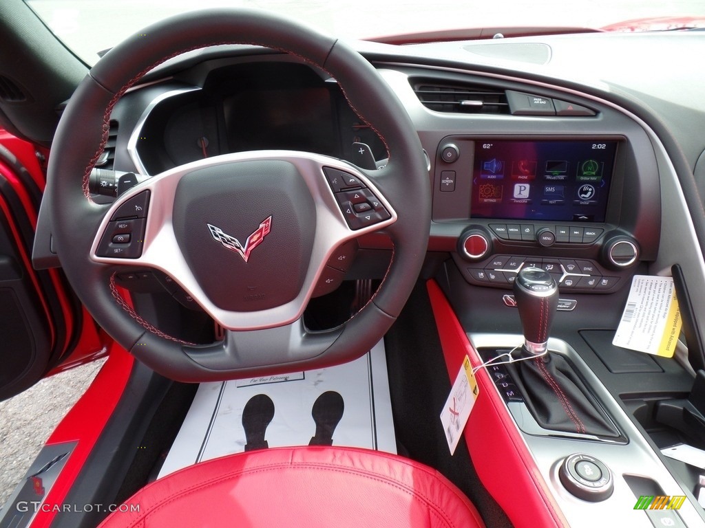 2016 Chevrolet Corvette Stingray Coupe Adrenaline Red Dashboard Photo #111963493