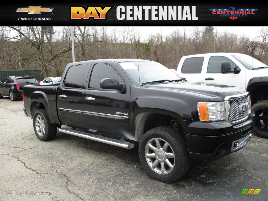 2012 Sierra 1500 Denali Crew Cab 4x4 - Onyx Black / Ebony photo #1