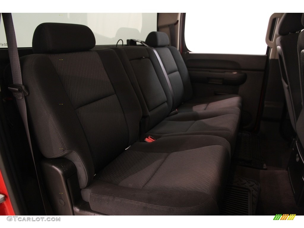 Ebony Interior 2013 Chevrolet Silverado 1500 LT Crew Cab 4x4 Photo #111964126