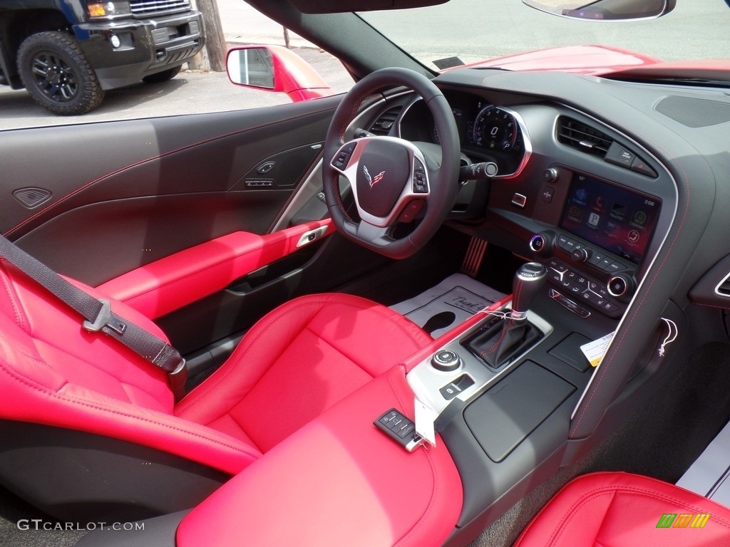 2016 Chevrolet Corvette Stingray Coupe Adrenaline Red Dashboard Photo #111964243