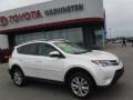 2013 Blizzard White Pearl Toyota RAV4 Limited AWD  photo #2