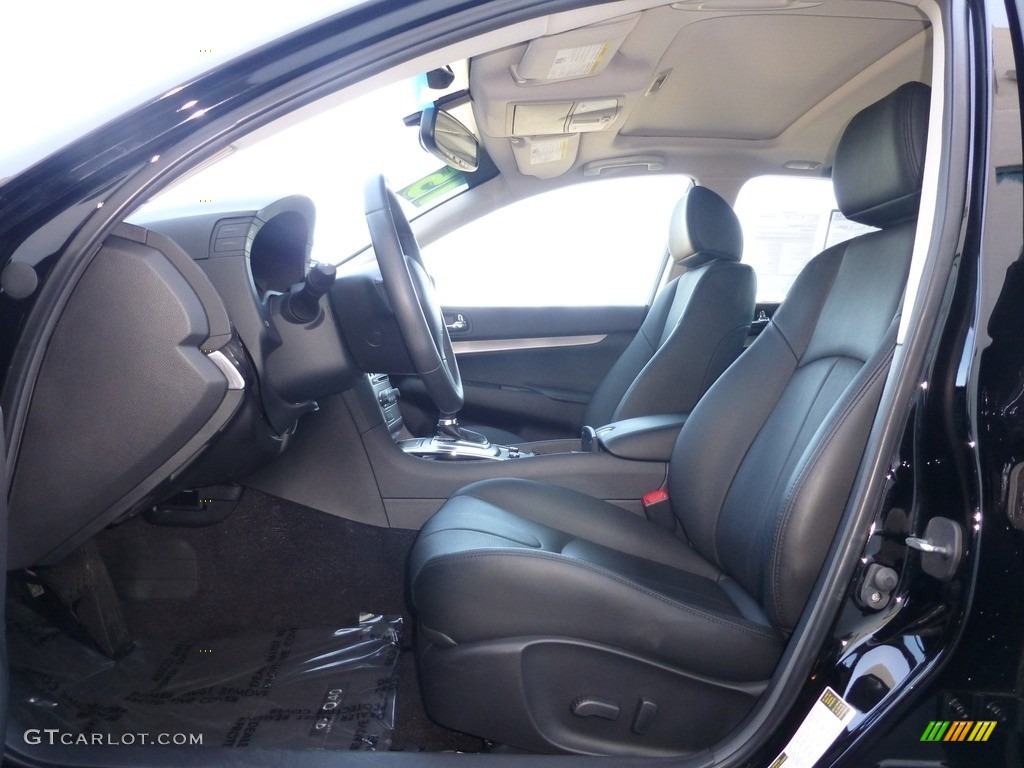 2015 Q40 Sedan - Black Obsidian / Graphite photo #6