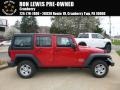 Flame Red 2012 Jeep Wrangler Unlimited Sport 4x4