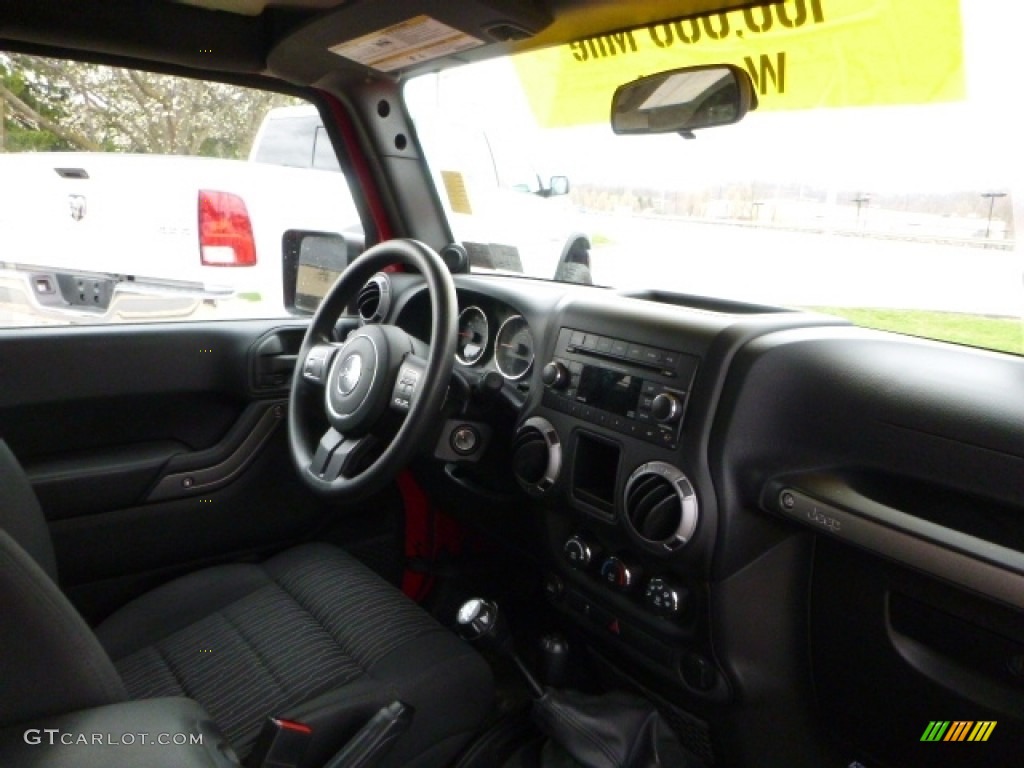 2012 Wrangler Unlimited Sport 4x4 - Flame Red / Black photo #6