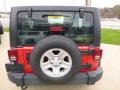 2012 Flame Red Jeep Wrangler Unlimited Sport 4x4  photo #12