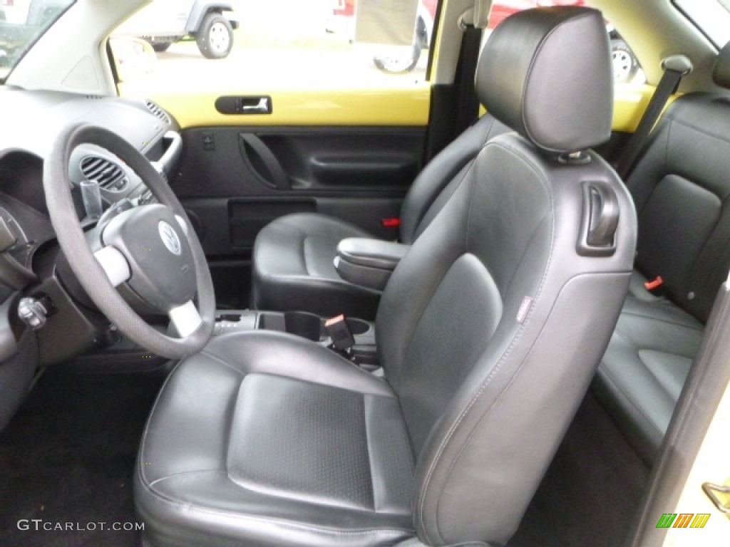 2007 New Beetle 2.5 Coupe - Sunflower Yellow / Black photo #14