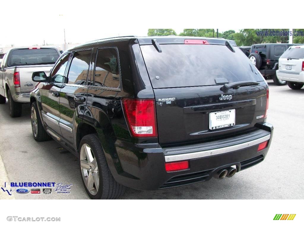 2007 Grand Cherokee SRT8 4x4 - Black / Medium Slate Gray photo #3