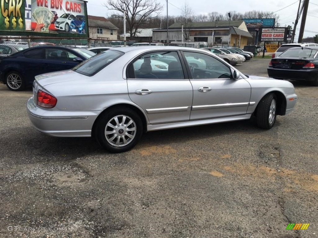 2003 Sonata LX V6 - Brilliant Silver Metallic / Black photo #3