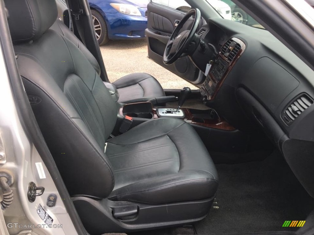 2003 Sonata LX V6 - Brilliant Silver Metallic / Black photo #20
