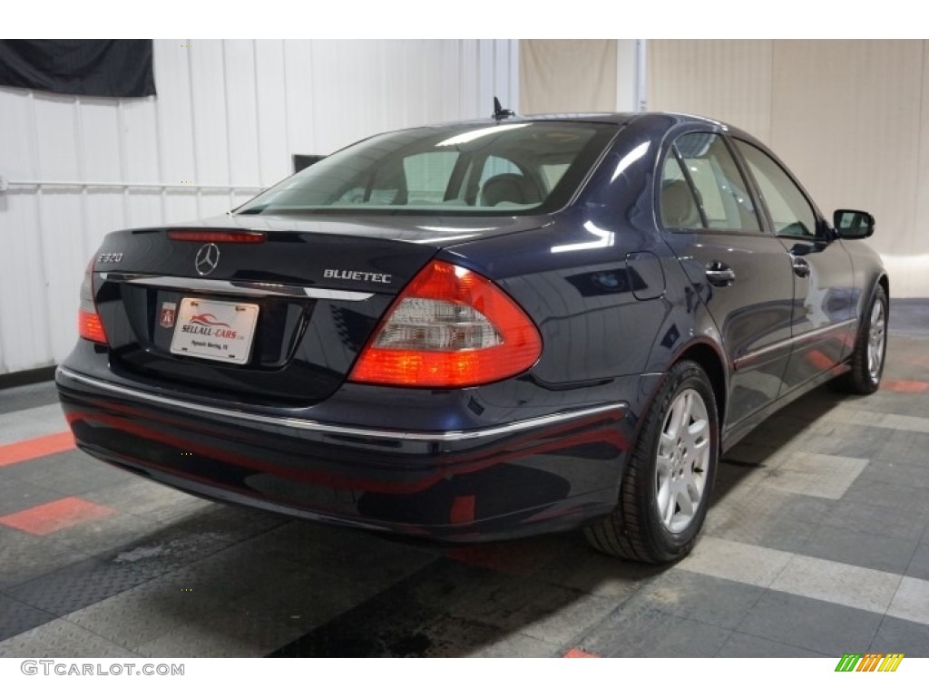 2007 E 320 Bluetec Sedan - Capri Blue Metallic / Cashmere photo #8